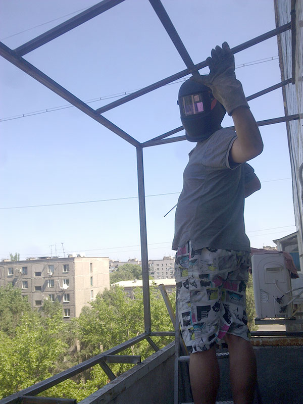сварочные работы на балконе в Днепропетровске